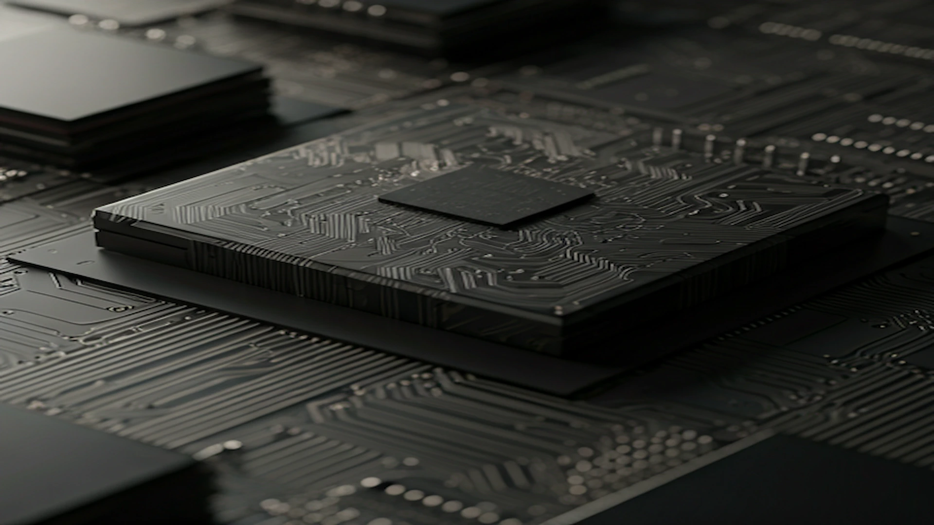 Precision circuit infrastructure — elevated processor, intricate system architecture
